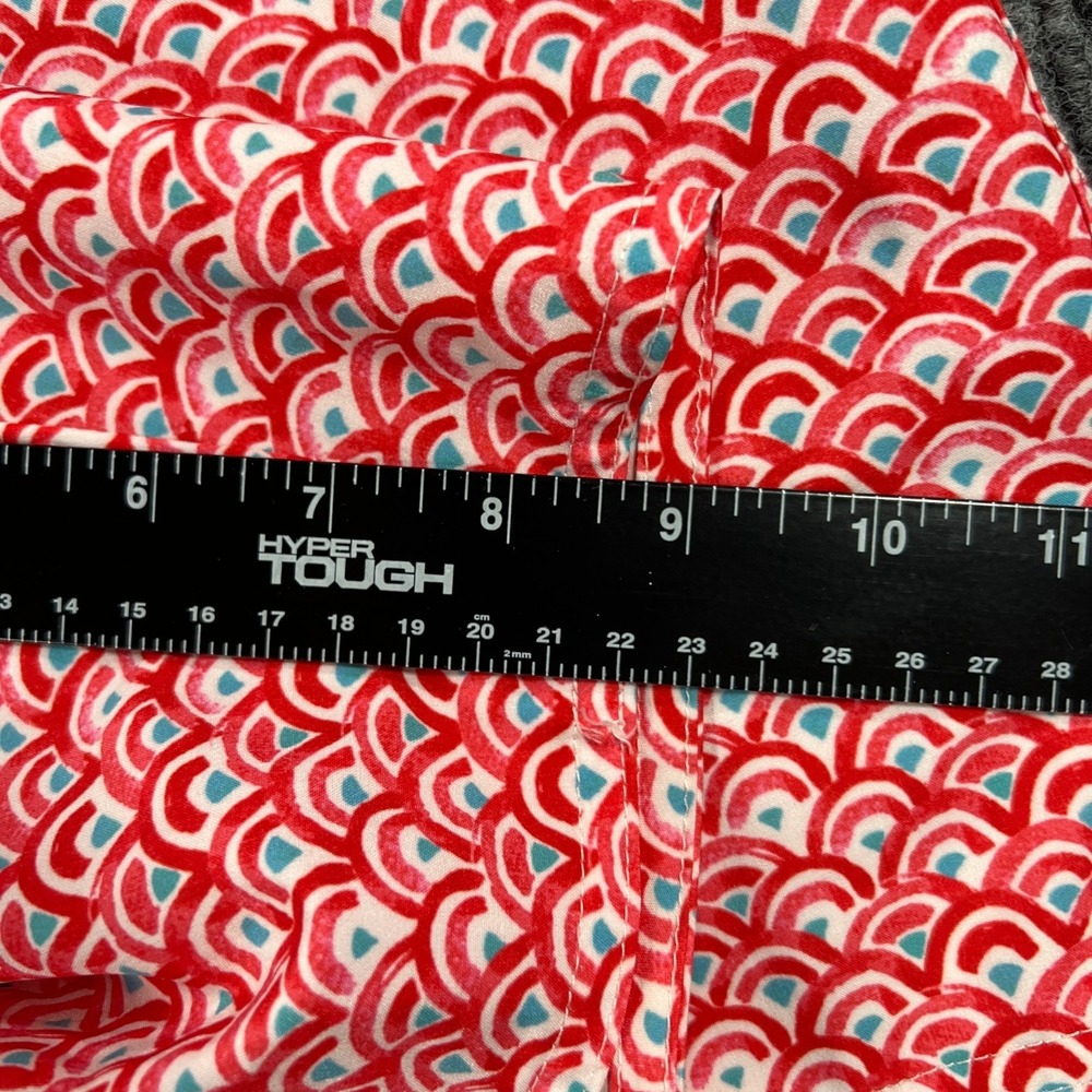 Johnnie O Swim Trunks Shorts Mens 2XL XXL Red Geometric Beach Ocean Pool - Picture 10 of 14